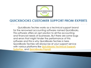 Quickbooks Support Contact Number