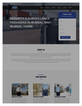 National Security Services | Security Guard Services