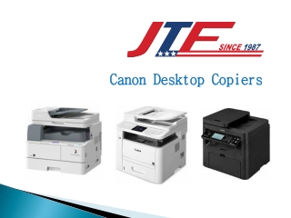 Multifunction Canon Desktop Copiers | JTF Business Systems