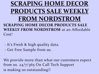 SCRAPING HOME DECOR PRODUCTS SALE WEEKLY FROM NORDSTROM