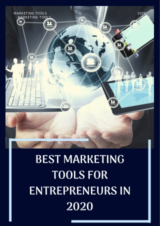 BEST MARKETING TOOLS FOR ENTREPRENEURS IN 2020