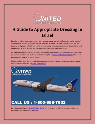 A Guide to Appropriate Dressing in Israel
