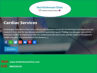 Best Cardiologist In Chennai