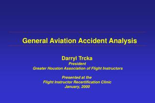 General Aviation Accident Analysis