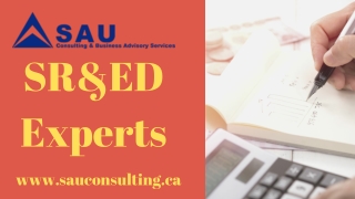 Professional SR&ED Experts - SAU Consulting