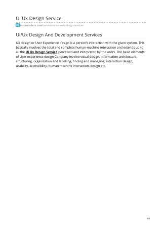 Best Ui/Ux Design and Development Services