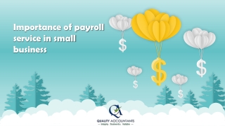 Importance of payroll service in small business