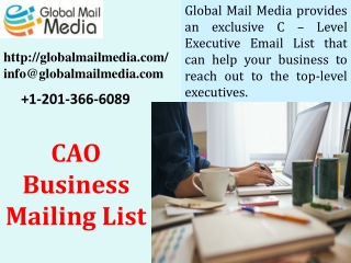 CAO Business Mailing List