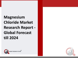 Magnesium Chloride Market – Upcoming Growth Opportunities, Revolutionary Trends & Future Benefits of Product 2024
