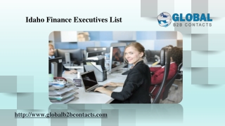 Idaho Finance Executives List