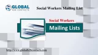 Social Workers Mailing List