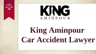Criminal Defense Attorney | King Aminpour