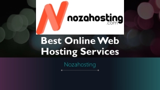 Best Online Web Hosting Services