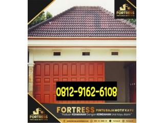 0812-9162-6109(FORTRESS) , pintu garasi kayu minimalis, pintu garasi kayu geser, pintu garasi kayu lipat, Bekasi