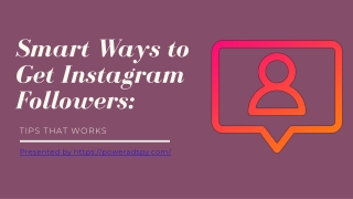 Smart Ways to Get Free Instagram Followers