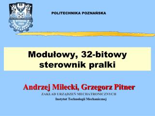 Modułowy, 32-bitowy sterownik pralki