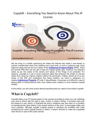 Copyleft – Everything You Need to Know About This IP License