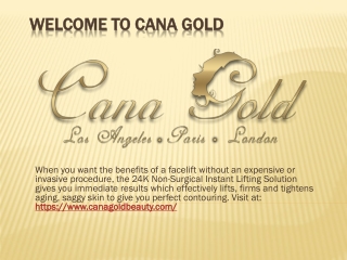 24k gold skin care products