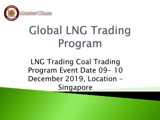 LNG Trading in house training