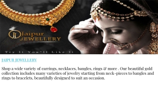 URG|Get the best ever jewellery from Jaipur jewellry