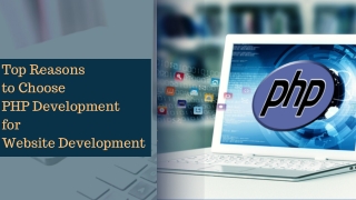 Why should I Choose PHP For Website Development?