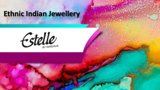 Shop For Ethnic Indian Jewellery Online, Ethnic Jewellery Online - Estelle.co