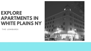 Explore Apartments In White Plains Ny