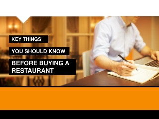 Things to Look Out for When Buying a Restaurant