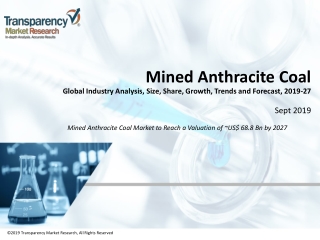 Mined Anthracite Coal Market - New Business Opportunities and Investment Research Report 2027
