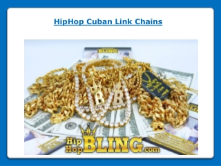 Hip Hop Cuban Chains