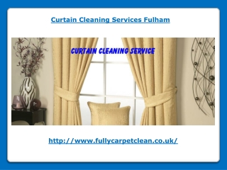 Curtain Cleaners Fulham