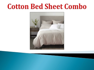 101 of Cotton Bed Sheet Combo
