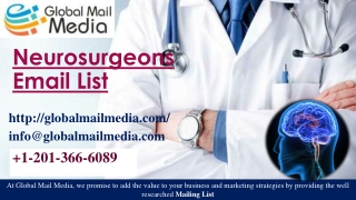 Neurosurgeons Email List