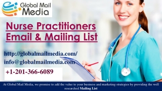 Nurse Practitioners Email & Mailing List