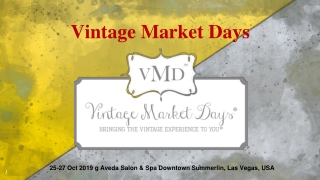Vintage Market Days