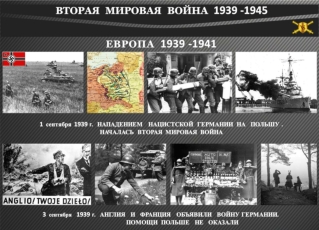 НАЧАЛО ВТОРОЙ МИРОВОЙ ВОЙНЫ 1939 -1940. THE BEGINNING OF THE SECOND WORLD WAR 1939-1940