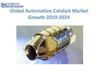 Global Automotive Catalyst Market Manufactures and Key Statistics Analysis 2019