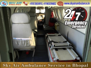 Use Sky Air Ambulance in Bhopal with Excellent Medical Team