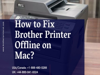 How to Fix Brother Printer Offline on Mac | Dial 1-888-480-0288