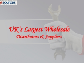 Have You Tried The Esources Wholesale Suppliers Directory Yet?
