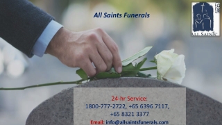 Christian & Catholic Funeral | All Saints Bereavement Care | Singapore