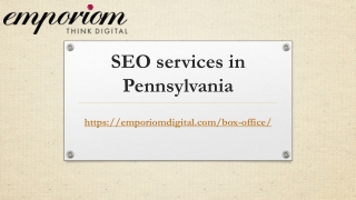 SEO services in Pennsylvania-Emporiomdigital