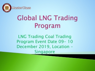 LNG Trading Masterclass in Asia