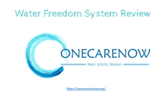 Water Freedom System Review