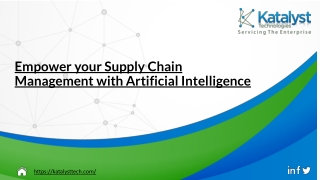 Empower Supply Chain Management with AI