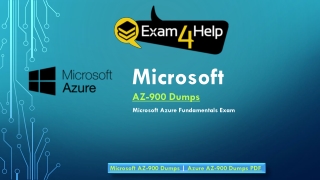 100% Free AZ-900 Exam Questions & Microsoft AZ-900 Exam