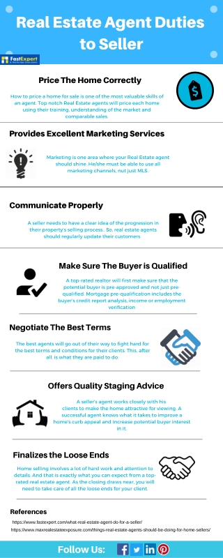 Real Estate Agent Duties to Seller