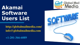 Akamai Software Users List