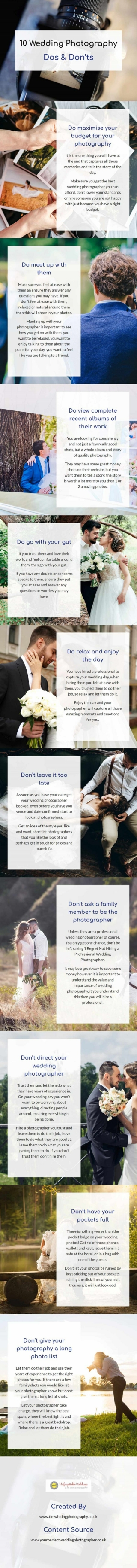 10 Wedding Photography Dos & Don’ts