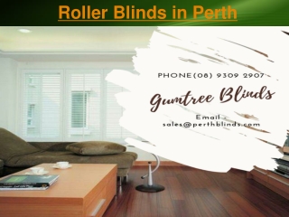 Roller Blinds in Perth